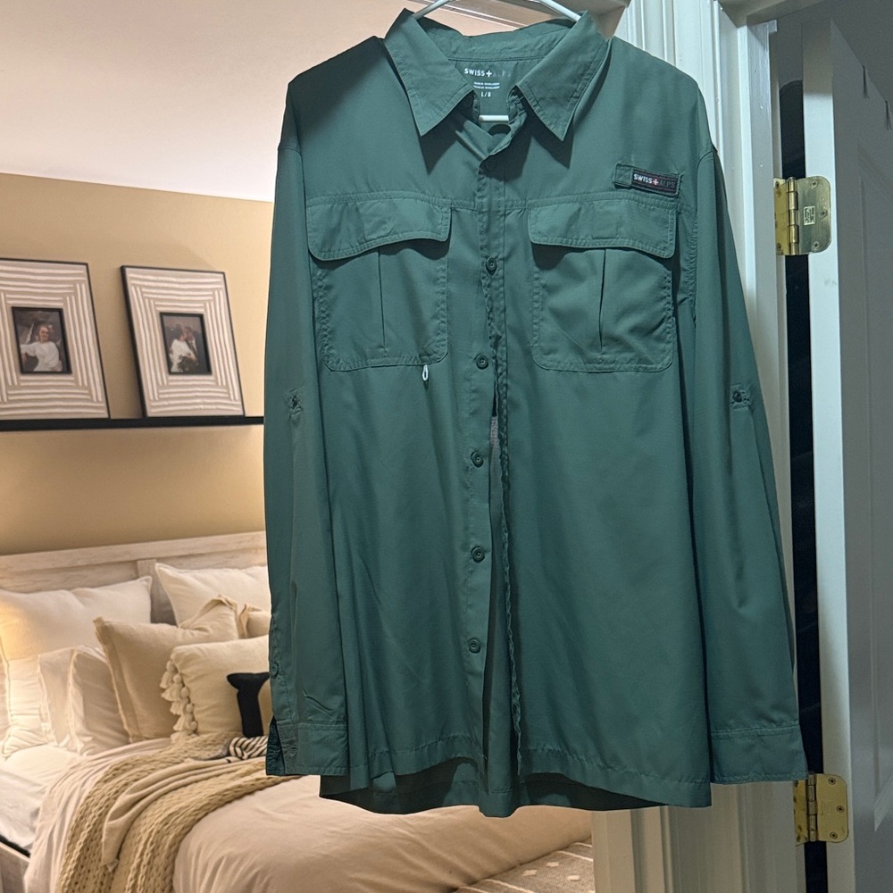 Men's Green lightweight shirt